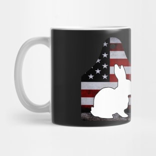 American Flag Ear Tag - Show Rabbit - NOT FOR RESALE WITHOUT PERMISSION Mug